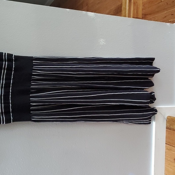 ME+EM cotton stripe Elegant Black Striped maxi dress - Picture 3 of 11